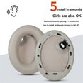 thumbnail image 4 of Ear Pads for WH-1000XM4 Wireless Headphones Black, 4 of 5