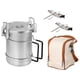 thumbnail image 3 of Olla de camping, olla portátil 2 en 1 para hervir mariscos, utensilios de cocina para fuego abierto Mochila con asa 1L, 3 of 9