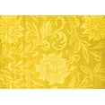 thumbnail image 1 of Ahgly Company Machine Washable Indoor Rectangle Solid Yellow Modern Area Rugs, 5' x 8', 1 of 4