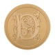 thumbnail image 2 of Sello de madera con 26 letras del alfabeto de la A a la Z re, 2 of 7