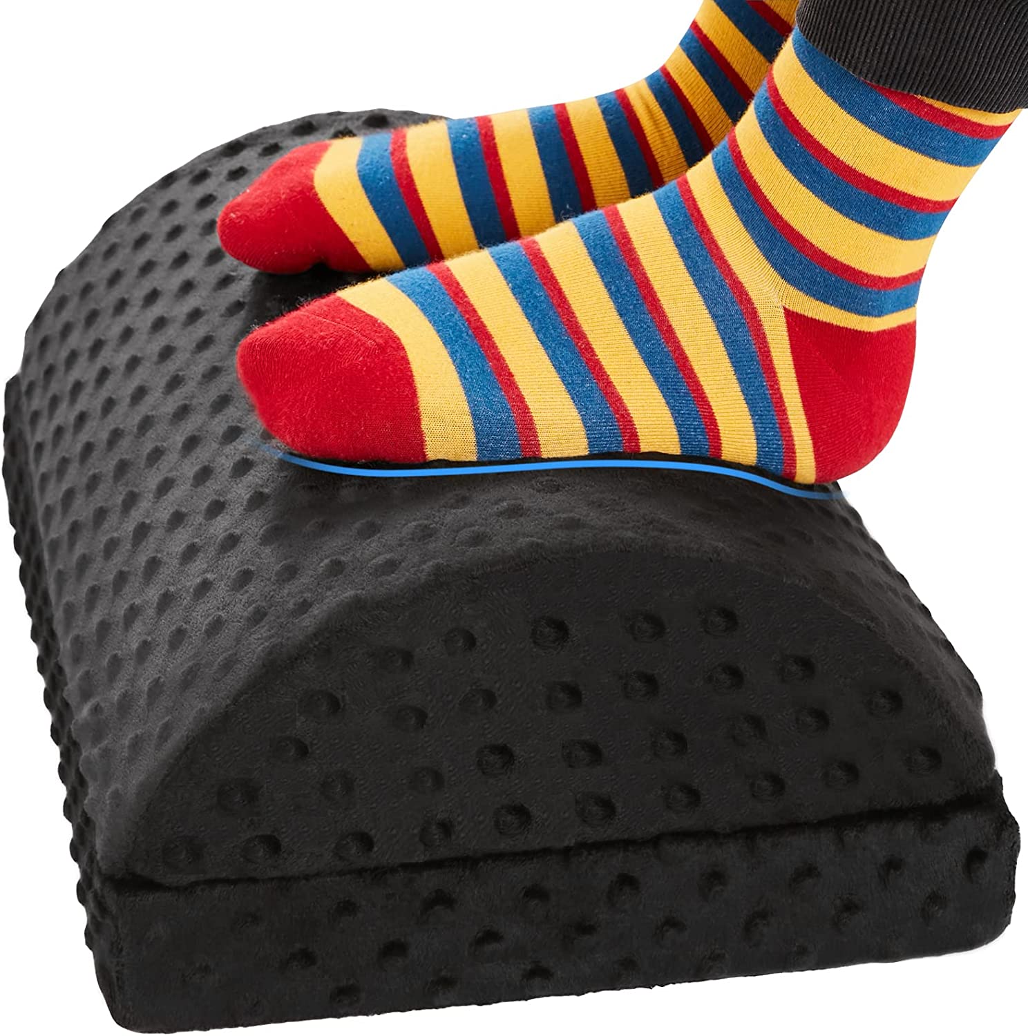 Comficlouds Office Footrest for Under Desk at Work Adjustable Memory