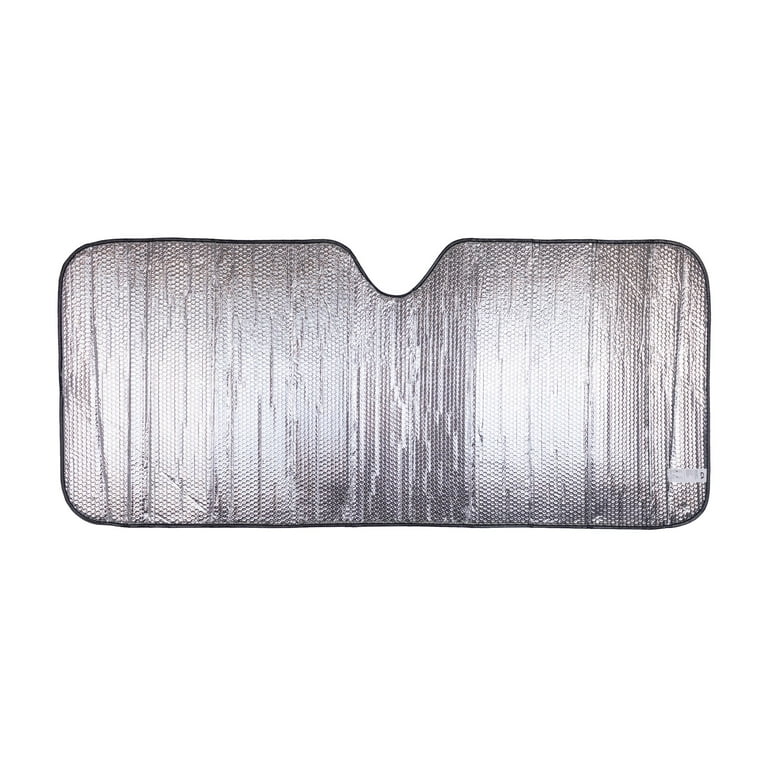 Genuine Dickies Silver Carbon Fiber Accordion Windshield Sun Shade