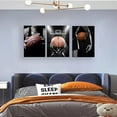 thumbnail image 3 of Hieng Basketball Canvas Wall Art Workout Sport Themed Home Dormitory Decor Minimalist Shoot Basket Artwork Picture for Gym Boy Bedroom Wall Decor Frameinch（Only canvas）, 3 of 6