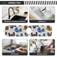 thumbnail image 6 of Cartoon Monster Trucks Racing Cars 2PCS Faucet Absorbent Mat Kitchen Faucet Sink Splash Guard Microfiber Cloth Faucet Splash Catcher Water Absorbent Mat, Faucet Mat for Kitchen Sink 14x5, 6 of 7