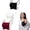 Black White Red, variant on 3Pcs Lace Wearable Mock Camisole Bra for Women Insert Overlay Modesty Panel Vest Modesty Panel Cleavage Cover