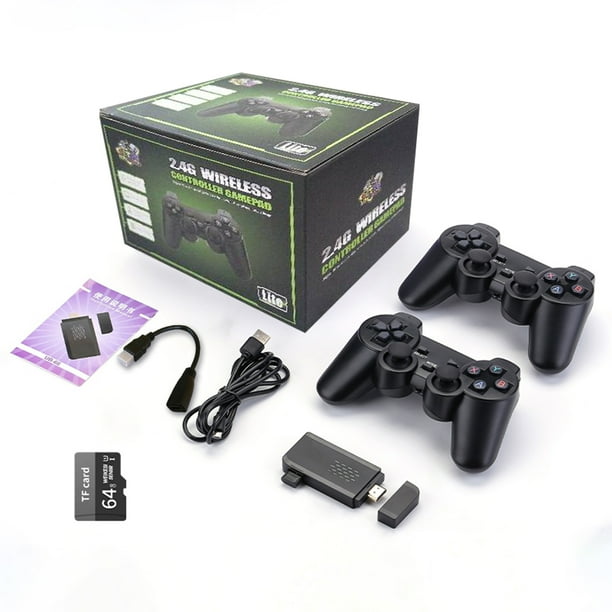 TV Video Game Console Stick 2.4G HD Output Wireless Gamepad Controller (64G)