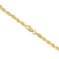 thumbnail image 4 of 10K Yellow Gold Diamond Cut Rope Chain Necklace â€“ Measures 26 Inches Length x 3mm Thickness, 4 of 7