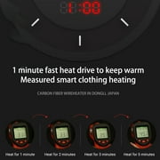 8-Zone Heated Jacket USB Electric Hoodie Jacket Winter Warming Jacket Coat (Size - Large)