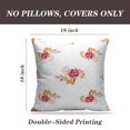 thumbnail image 2 of LALILO Throw Pillow Covers Floral With Peony Accent Art Artwork Beautiful Cushion Cover 18" x 18", 2 Pack, 2 of 6