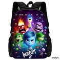 thumbnail image 2 of Nueva mochila de dibujos animados de Disney Inside Out 2, bolso de hombro de gran capacidad, mochila ligera para la escuela, bolso para computadora para estudiantes, 2 of 5