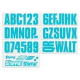 thumbnail image 3 of STIFFIE Uniline Sky Blue 3" Alpha-Numeric Identification Custom Kit Registration Numbers & Letters Marine Stickers Decals for Boats & Personal Watercraft PWC, 3 of 8