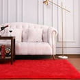 thumbnail image 2 of Noahas Soft Fluffy Area Rug for Living Room Bedroom Shaggy Accent Carpets for Kids Girls Rooms,8'x10',Red, 2 of 7