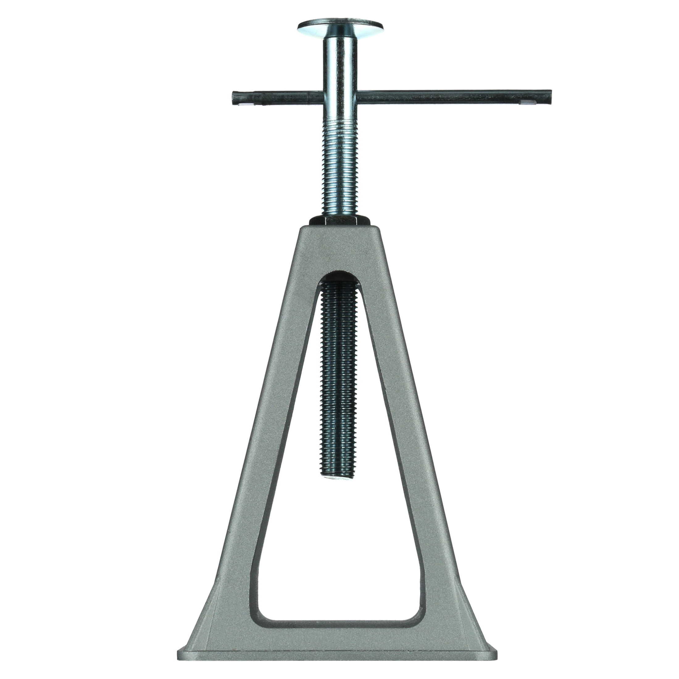 Camco Olympian RV Jack Stands | Supports up to 6,000lbs and Extends up to 17-inches | 2-Pack, Aluminum, Silver (44561)