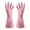 Pink, variant on 100Fens Household Cleaning Gloves, Reusable Dishwashing Cleaning Gloves, Food Grade Non-Slip Household Kitchen Gloves (Pack Of 1Pairs)