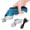 Upgraded Version—With Safety Lock—Blue, variant on HORMY Cordless Electric Scissors with Two Blades, 3.6V Super Scissors Rechargeable with USB Charge Cable, for Cardboard Cutting Fabric Paper, Pink