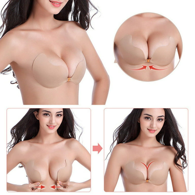 Invisible Push Up Bra Insert Qraser™ Second Skin Push-up Invisible Bra  Loaded With Skin Benefits