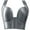 Grey, variant on Dorinao Women Front Closure&Wide Straps Longline Cup Full Coverage Push Up Bra, Beige, 6XL