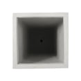 thumbnail image 3 of Afuera Living Outdoor Modern Concrete Stone Large Planter in White, 3 of 7