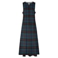 thumbnail image 3 of Daly Tartan Pattern Irish Plaid Long Dress dress women elegant luxury beach outfits for women Dress, 3 of 6