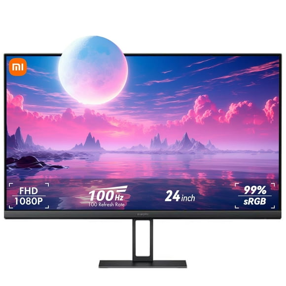 Xiaomi Gaming Monitor A24i 24 Inch 7.5mm, 100Hz, 1080p IPS 178 Wall Mount Computer Screen Monitor Desktop Monitor