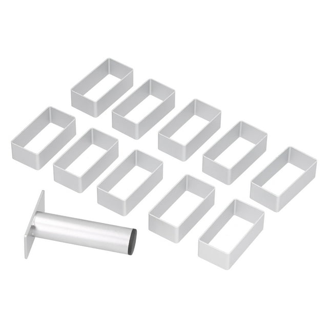 Fdit Cake Mold Set, DIY Pastry Tool Various Convinient Beautiful Stainless Steel+ Silicone Sturdy For Kitchen Tool For Moon Cake Making For Home For Cake Shop