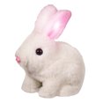 thumbnail image 1 of Juguete Conejo Peluche Conejito Realista Pet Regalos Pascua para () White, 1 of 9
