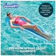 thumbnail image 3 of SwimWays Spring Float Original Inflatable Pool Lounge Chair with Headrest, Pool Float for Adults, 3 of 9