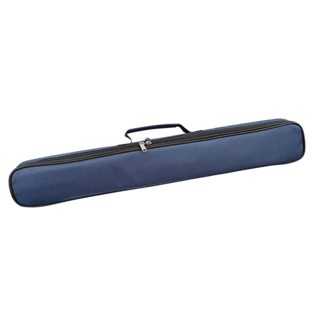 Bolso de mano para flauta, bolsa de transporte universal, portátil, profesional, de un solo hombro. Azul