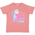 thumbnail image 3 of Inktastic 100 Magical Days with Unicorn and Stars Girls Toddler T-Shirt, 3 of 5