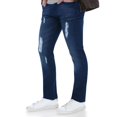 thumbnail image 1 of Jeans Pantalon De Mezclilla Slim Fit Rotos Para Hombre, 1 of 4