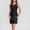 Black, variant on BLTIBY 2025 Women Sequin Dress Printed Sparkly Glitter V Neck Sleeveless Short Party Night Out Club Fashion Waist Dress Black XL