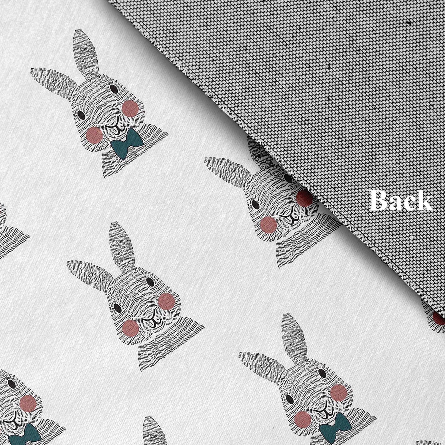 Simply Daisy 2' x 3' Ocean Abyss Green Bunny Fluffle Easter Chenille Rug