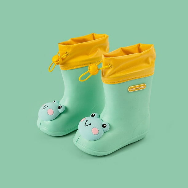 Kids duck rain boots top