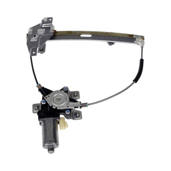 KarParts360 For Chevy Impala 2000 01 02 03 04 2005 Window Regulator and Lift Motor Rear, Passenger Side | Plastic Gear Material | Bolt Attachment | Replacement For 10287319, 10316004