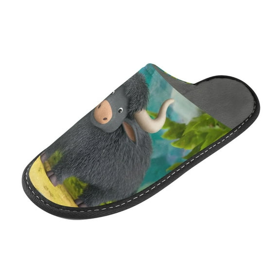 IAUYY Memory Foam House Slippers Suitable for Both Men and Women. Comfortable, Anti-Slip Plush Flat-Bottomed Slippers The Best Holiday Gift Full Color Presentation