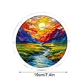thumbnail image 3 of Beforeyayn Acrylic Puzzles Suncatcher Window Hanging, 83 Pieces 7.4 Inch Puzzle For Gift Lovers, Window Or Garden, Acrylic Suncatcher Decor For Women Men Mom Birthday, 3 of 6