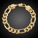 thumbnail image 2 of Pulsera bañada en cobre y oro de 18 quilates adecuada tanto para hombres como para mujeres: una combinación de lo clásico y lo moderno., 2 of 5