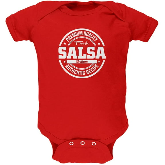 Halloween Salsa Costume Red Soft Baby One Piece - 12-18 months