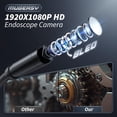 thumbnail image 3 of Endoscope Camera with Light, Inspection Borescope Camera with 4.3" IPS Screen, 1920P HD with 8 LED Lights, 16.5FT Semi-Rigid Cord Bore Scope, IP67 Waterproof Endoscope for Sewer, Tools(Orange) C94, 3 of 3