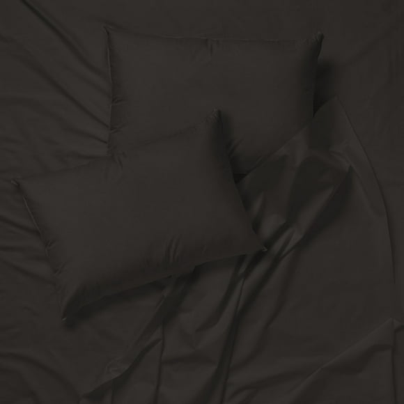 Cotton House - 100% Egyptian Cotton Sheet Set, 600 Thread Count, Dark Grey, Queen Size