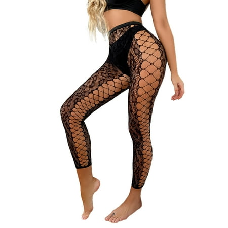 

Women s Lingeries Underwears Nightgown Fashion Tights Opening Leggings Leopard Print Pantyhose Lingerie Pants Sleepwear Clubwear Attractive