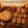 thumbnail image 4 of Fall Mini Pie Mold Collection, Reusable Mini Pie Maker for Autumn Baking, Embossed Dough Press and Pastry Shaper for Thanksgiving Treats, Harvest Desserts and Family Baking Fun, 4 of 10