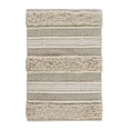 thumbnail image 6 of Woven Texture Stripe Bath Rug 22x58 Inches Natural, INK+IVY Asher Boho Hand-Woven Bathroom Runner Rug, Non-Slip Latex Backing Machine Washable for Bathroom Decor, 6 of 11