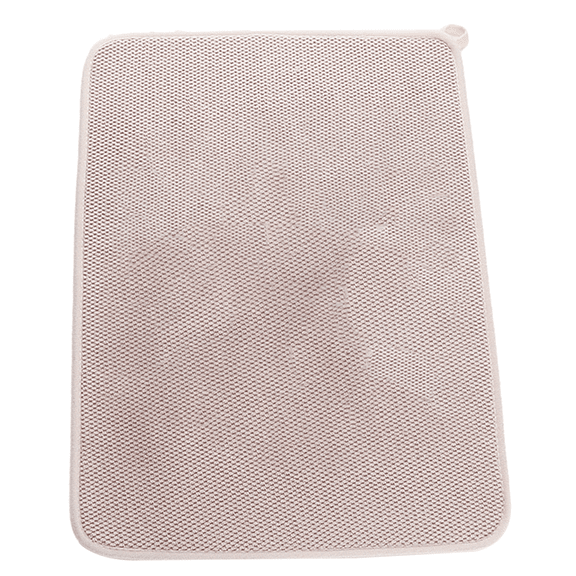 Dish Mat Microfiber Dish Drying Mat, Super Absorbent,Microfiber Dish Drying MatBeige