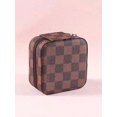 thumbnail image 3 of 1pc Pu Leather Jewelry Storage Box For Necklaces, Rings, Earrings, 3 of 5
