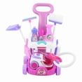thumbnail image 2 of Juego de limpieza del hogar, juego de simulación de barrido para preescolar, juguete educativo para niños, color rosa, 2 of 14