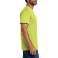 thumbnail image 3 of Hanes Men Essential-T High Visibility T-Shirt, Short Sleeve Tee, Safety Green, CVC Blend, 2XL, 3 of 6