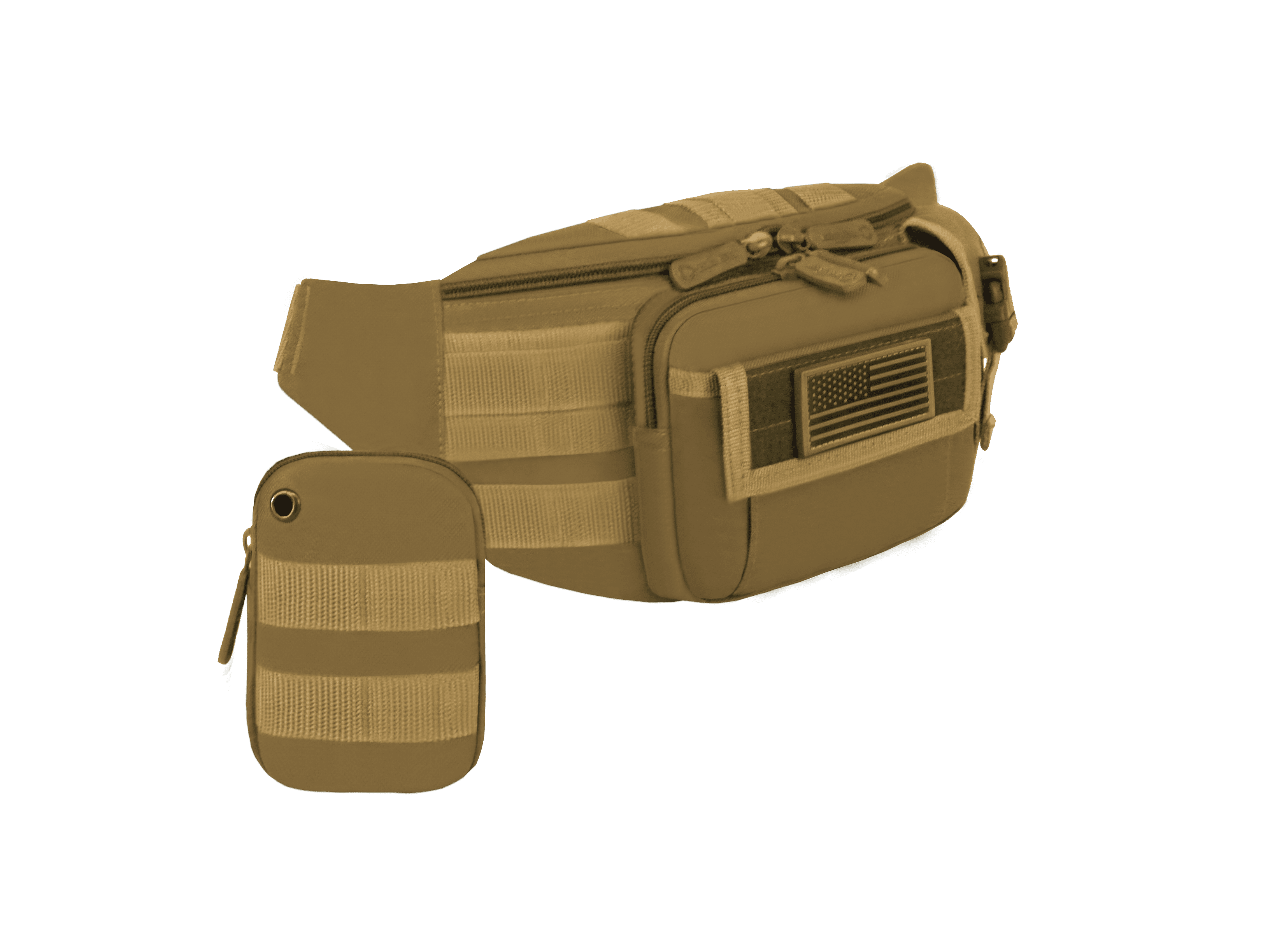 RF104-TAN Tactical Fanny Pack - Tan