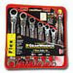 GearWrench 7 Pc. 12 Point Flex Head Ratcheting Combination Metric Wrench Set