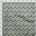 thumbnail image 3 of oneOone Organic Cotton Poplin Twill Fabric Chevron Flame Stitch Decor Fabric Printed BTY 42 Inch Wide, 3 of 4